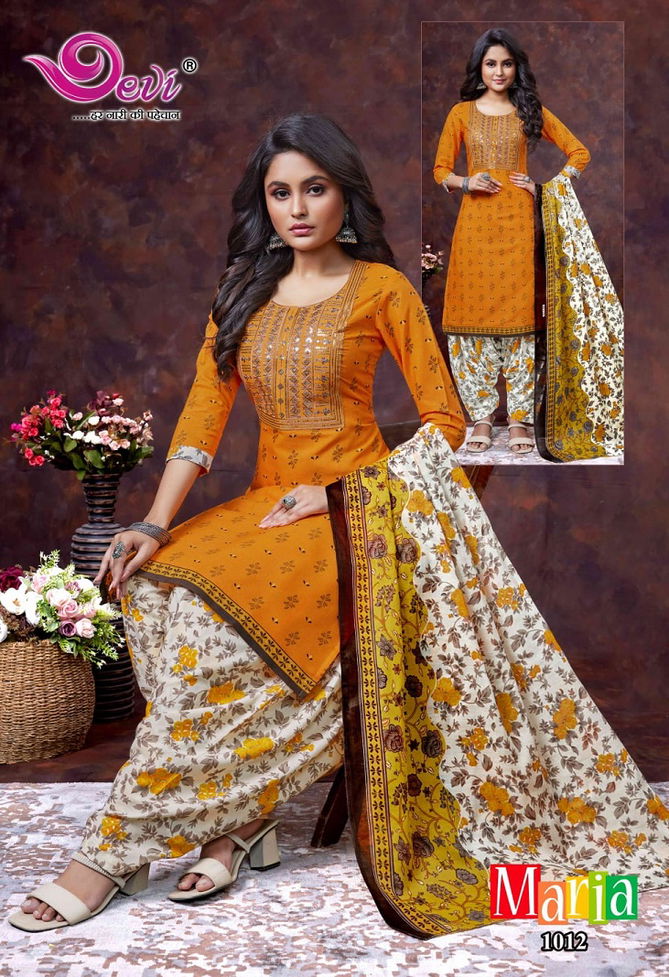 Devi Maria Indo Cotton Daily Wear Readymade Suits